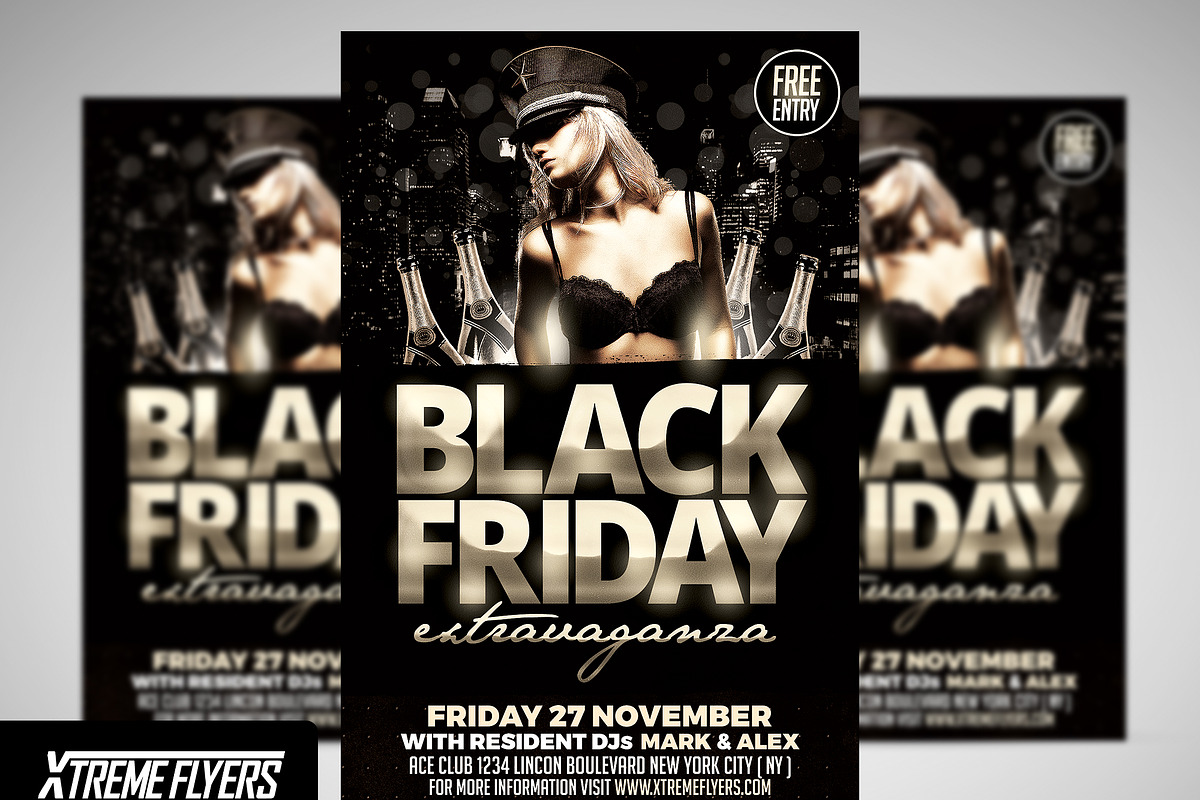 Black Friday Flyer, a Flyer Template by XtremeFlyers (Photo 1 of 2)