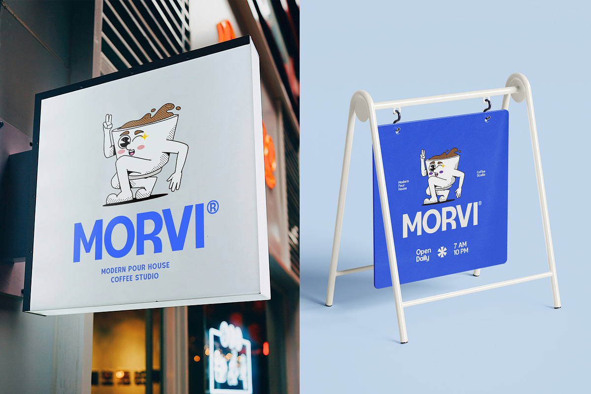 Morvi - Retro Bold Display Font, a Font by Flawless And Co (Photo 3 of 10)