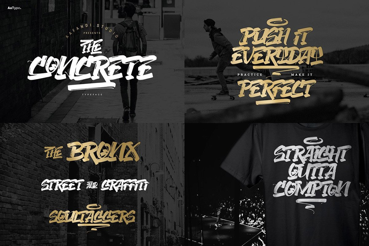 Handwritten Font Bundles 1 by AaType, a Handwritten Font by AaType. (Photo 4 of 6)