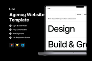 Line Agency Website UI Kit, an UI Kit Template by DjectStudio (Thumbnail 1 of 6)