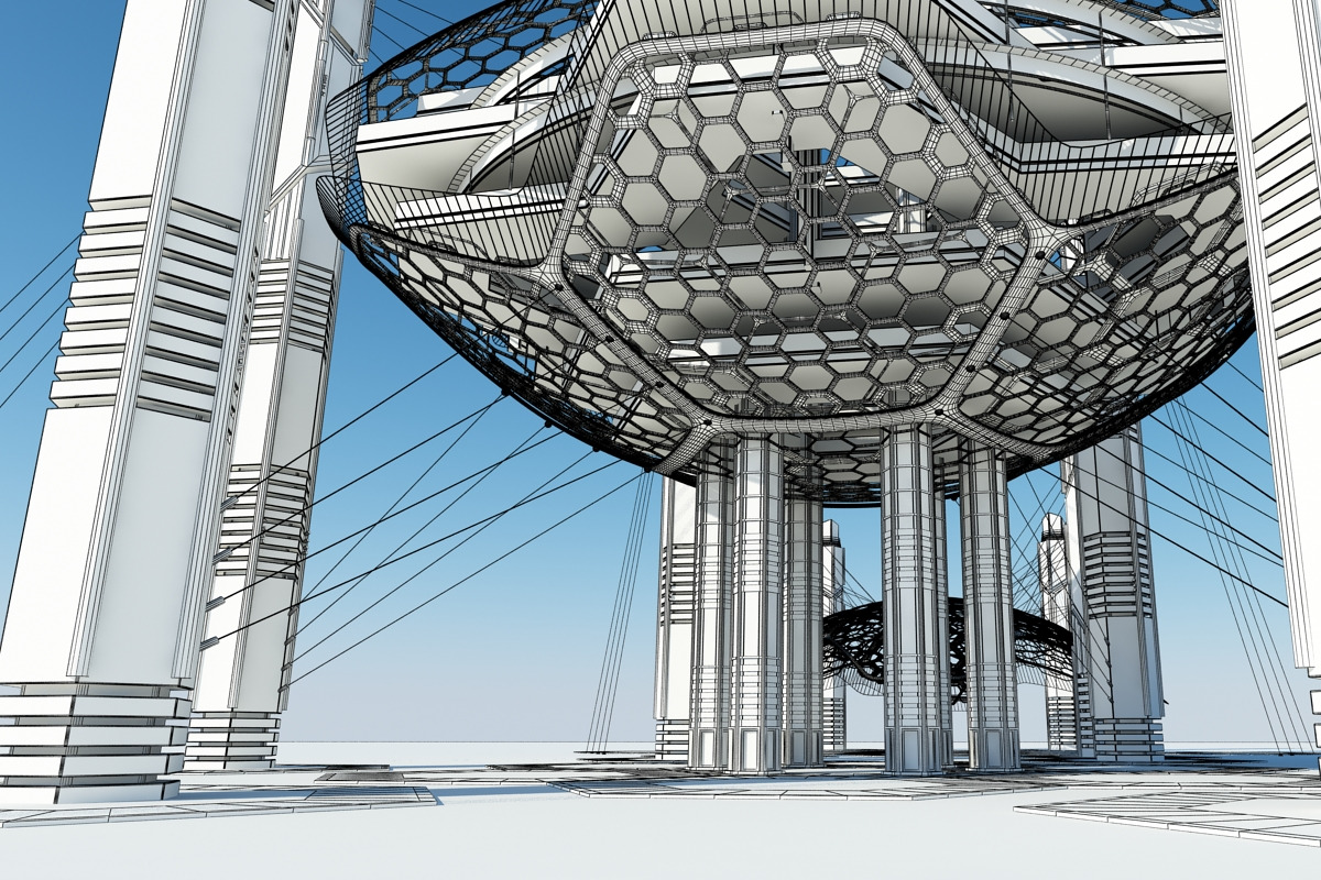 Futuristic Skyscraper HD 16, an Architecture 3D Model by Giimann (Photo 7 of 16)