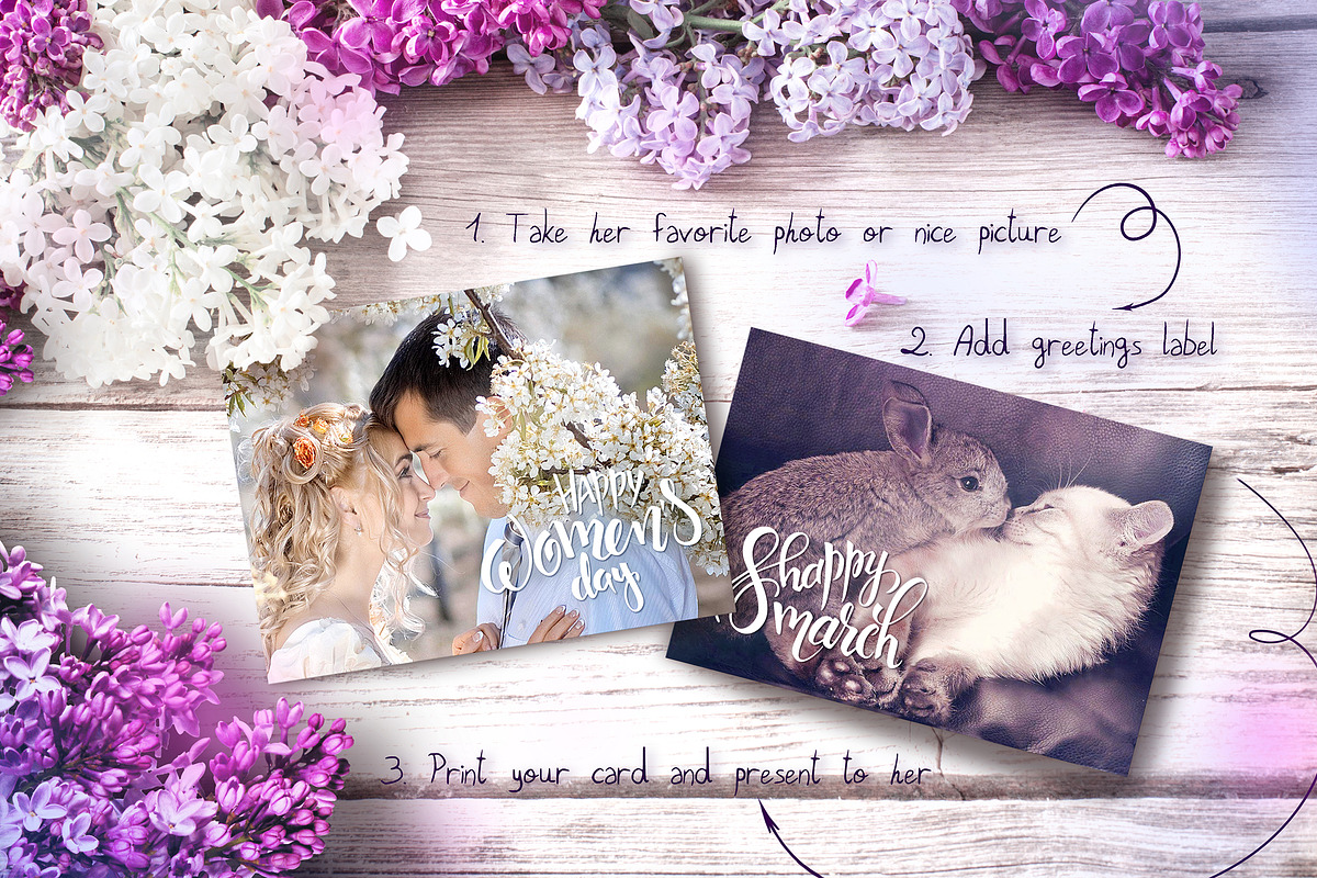 Women's day lettering overlays, a Graphic by catary art (Photo 2 of 5)