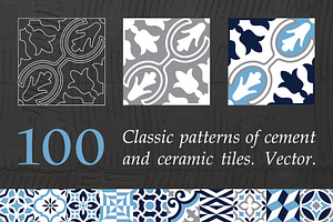 Pattern tile. Seamless. Vector.