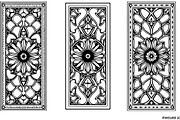 Ornate Stair Riser Designs Pack, an Object Graphic by Designer_Momina (Thumbnail 3 of 5)