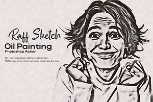 Raff Sketch Art Action, an Action Add-On by DesignCave