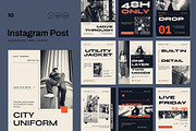 Streetwear Fashion Instagram Post, a Social Media Template by Pitchlook.Studio (Thumbnail 1 of 3)