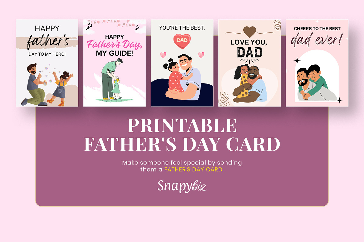 Father's Day Social Media Bundle, a Social Media Template by Snapybiz (Photo 8 of 9)