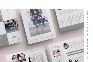 Social Media Kit Template Set | 6Pgs