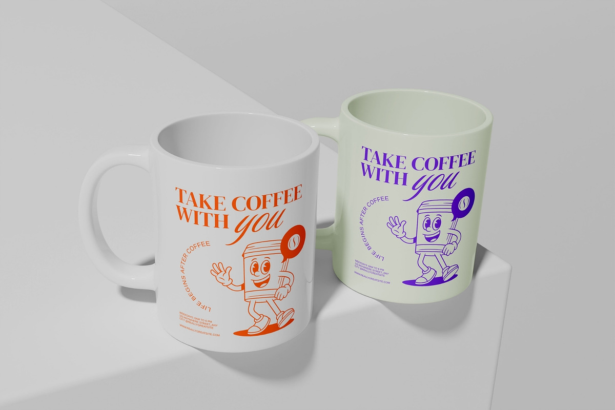 Realistic Mug Mockup PSD, a Cups & Container Mockup by MA-KING_ART (Photo 5 of 5)