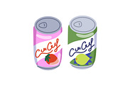 Food, drinks in metal tin cans set, a Food Illustration by Good Studio (Thumbnail 4 of 7)