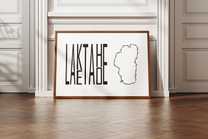 Lake Tahoe Wall Art Print