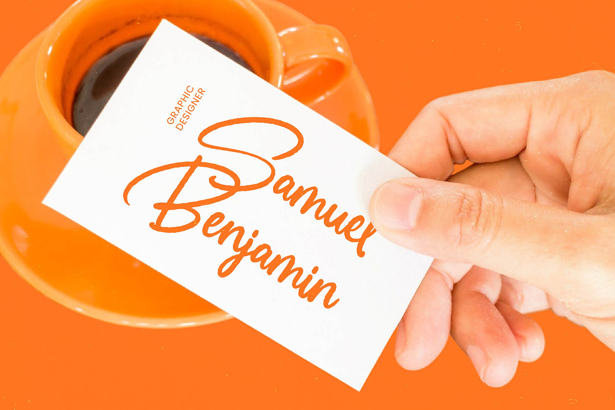 Buntic Regal Bold Handwritten Font, a Script Font by Letterena Studios Script (Photo 4 of 20)