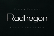 Radhegon Font I, a Sans Serif Font by ponuppo (Thumbnail 1 of 5)