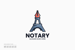 Paris Notary Logo, a Branding & Logo Template by Zeer Graphic