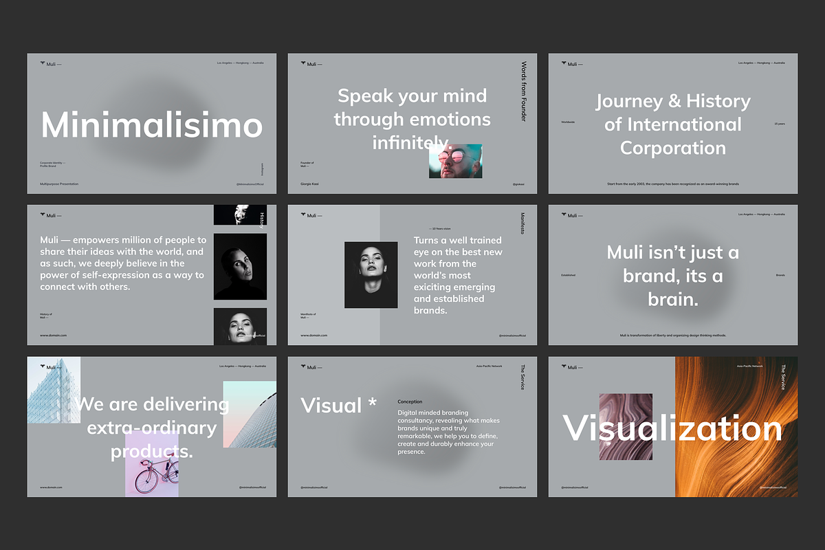 Muli - Minimalist Presentation, a Presentation Template by Biro AMDS (Photo 5 of 15)