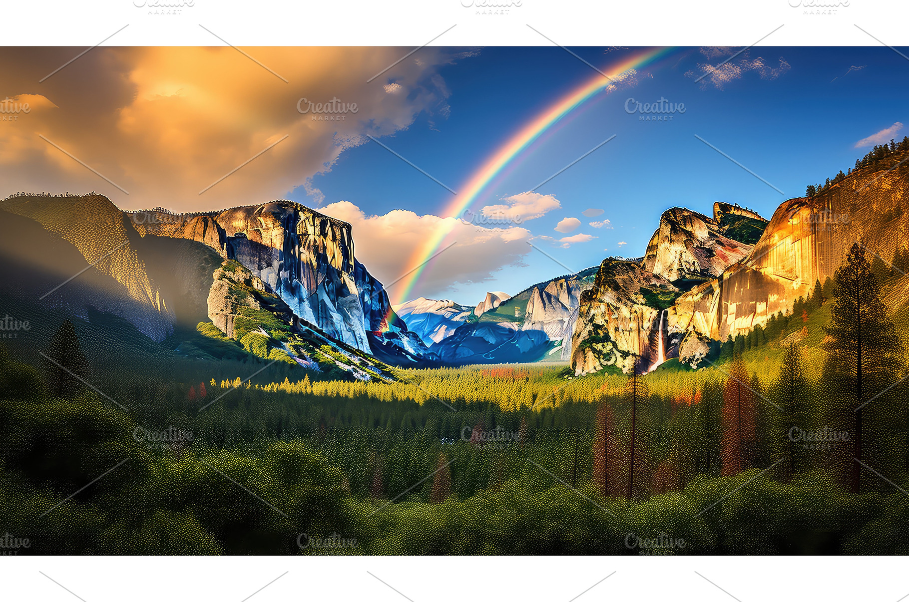 river hanging valley landscape ai, a Background Photo by pikepicture