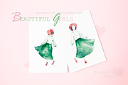 Beautiful girls, an Illustration by Knysh Ksenya (Thumbnail 5 of 7)