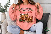Funny Christmas Cow PNG, a Seasonal Illustration by Craft Nest (Thumbnail 3 of 6)