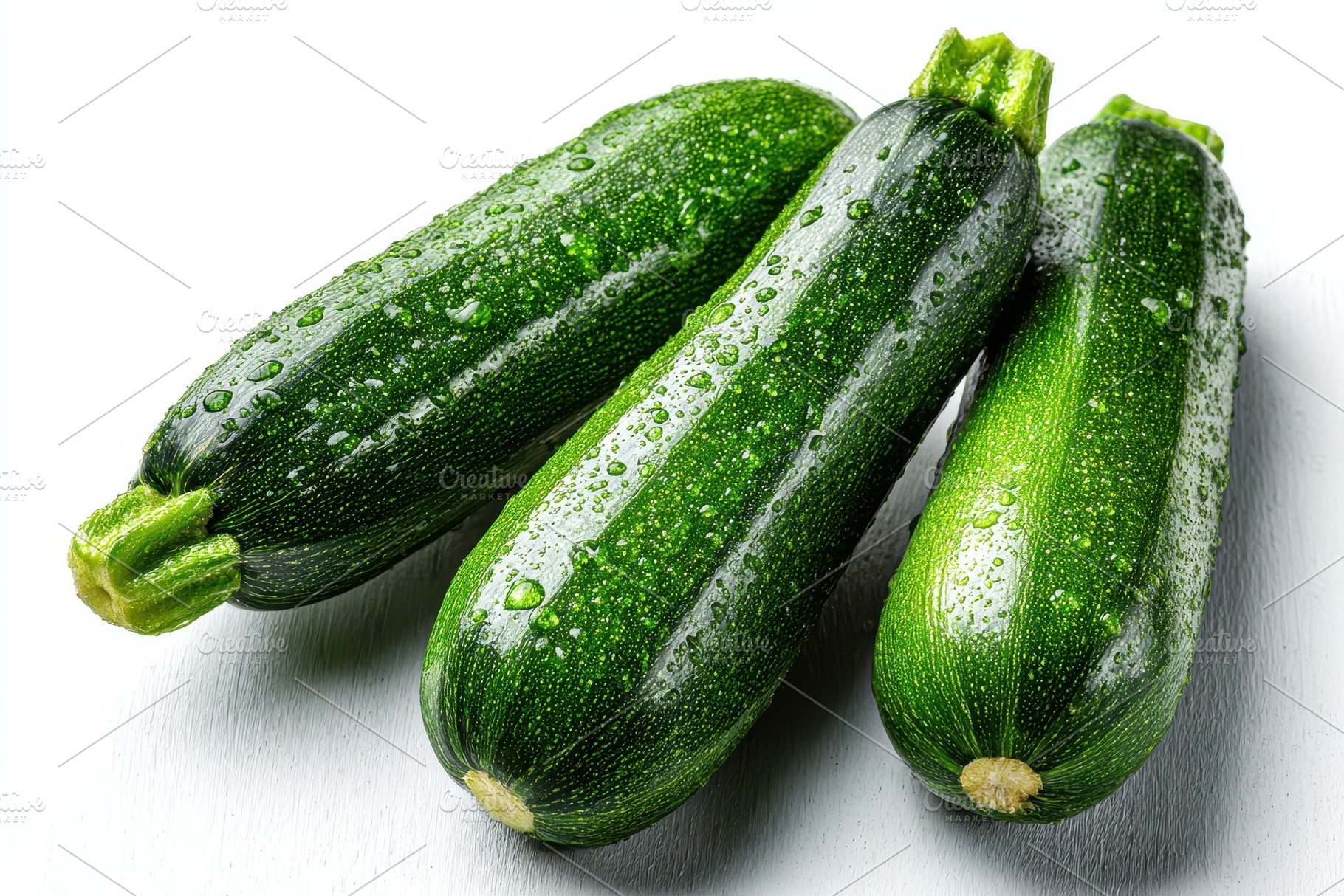 Fresh Green Zucchini Harvest Vegetab, a Photo by Pixeness Studio