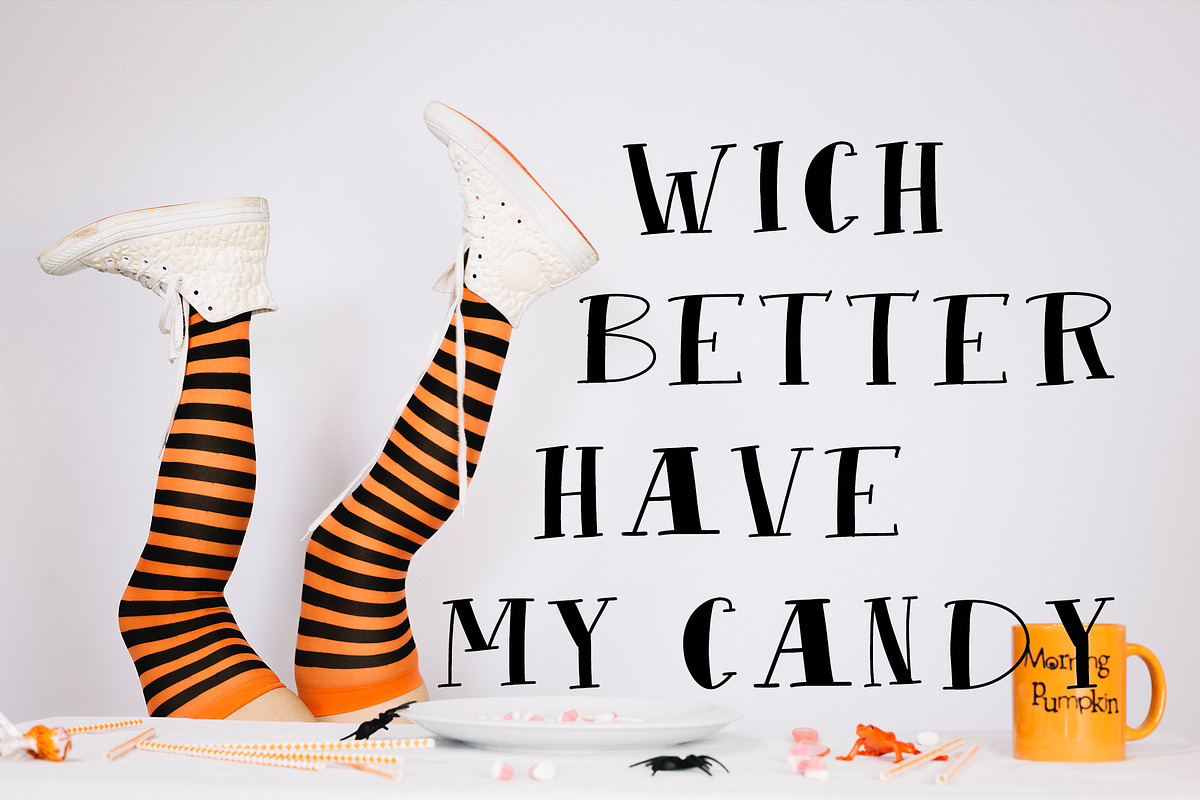 Halloween font preview 7