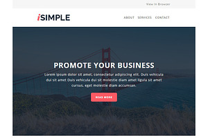 ISimple - Responsive Email Template