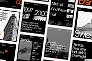 Swiss Design Instagram Templates, a Social Media Template by Defects (Thumbnail 2 of 2)
