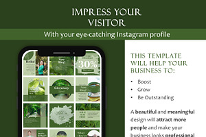 Natural Green Instagram Template