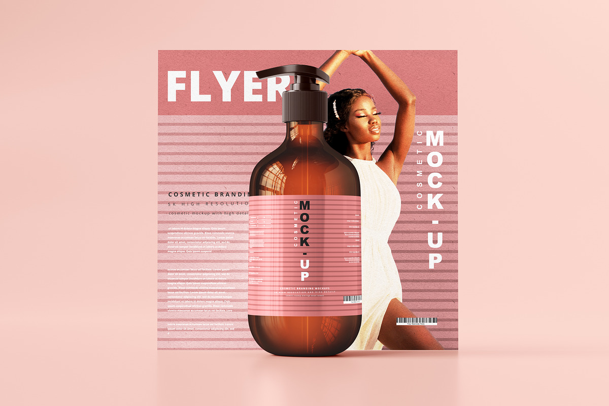 250+ Cosmetic Branding Mockup Bundle, a Cups & Container Mockup by pmvch (Photo 203 of 273)