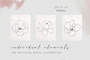 Magnolia Flower Clipart Fine art, a Decorative Illustration by WalaPalette (Thumbnail 2 of 6)