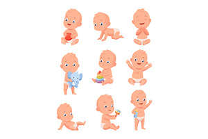 New born baby. Toddler with gentle, an Object Illustration by the8monkey
