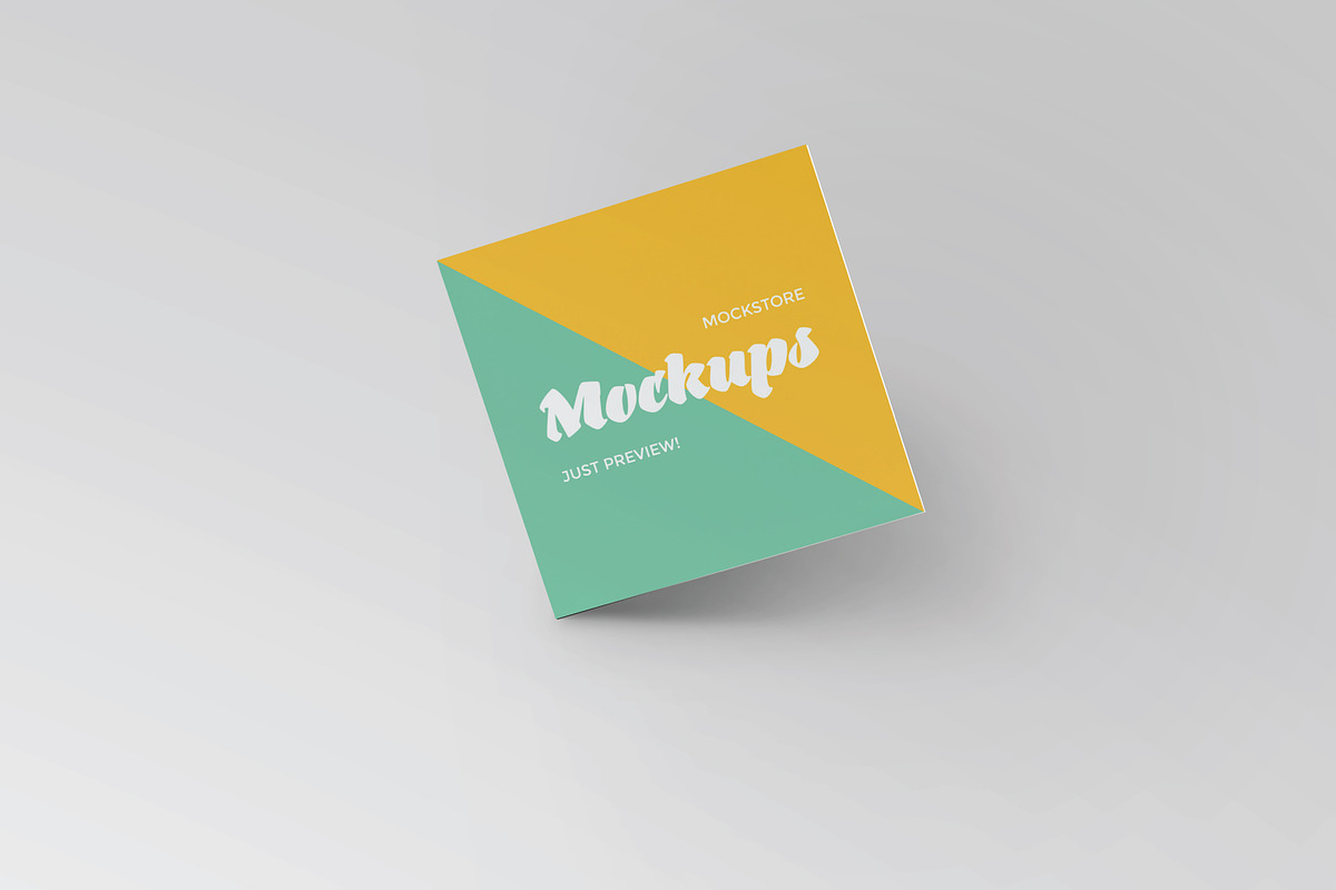 Square Business Card Mockups, a Print Template by Mockstore (Photo 7 of 10)