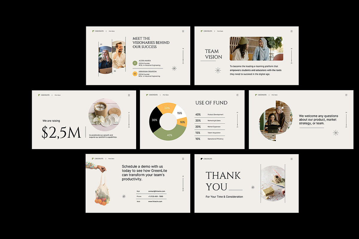 Eco Friendly Pitch Deck Keynote, a Presentation Template by Neermana (Photo 4 of 4)