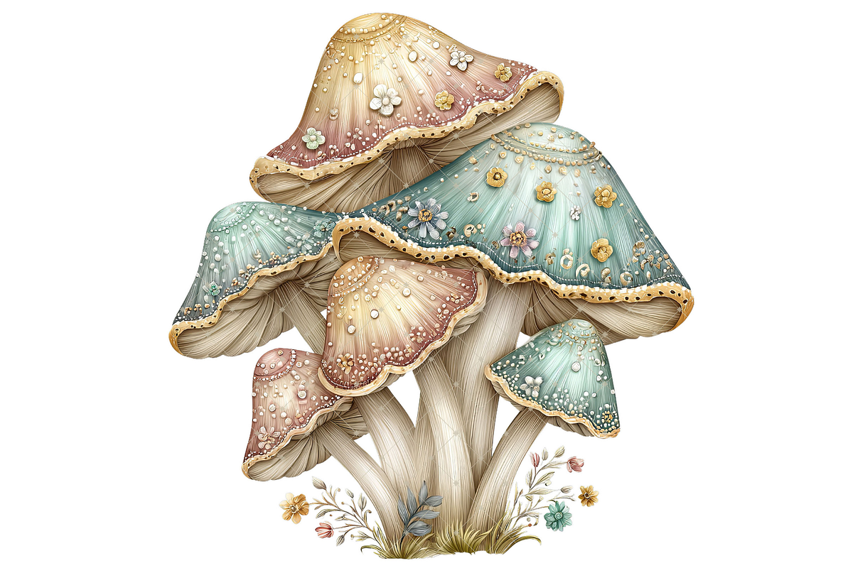 Fairy Mushroom Clipart PNG, a Food Illustration by Memories By Lea (Photo 19 of 19)