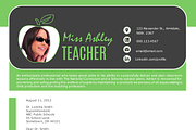 3 in 1 modern Word teacher resume, a Resume Template by Inkpower (Thumbnail 2 of 5)