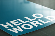 Realistic Flyer Mock-up, a Print Template by mockupbank (Thumbnail 2 of 3)