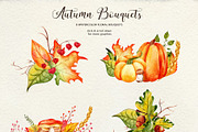 Fall in Love - Watercolor clipart, a Decorative Illustration by Astarte_design (Thumbnail 4 of 12)