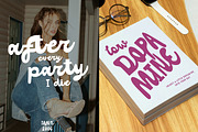 Dopamine Script Playful Vibe Font, a Script Font by Struvictory.art (Thumbnail 5 of 8)
