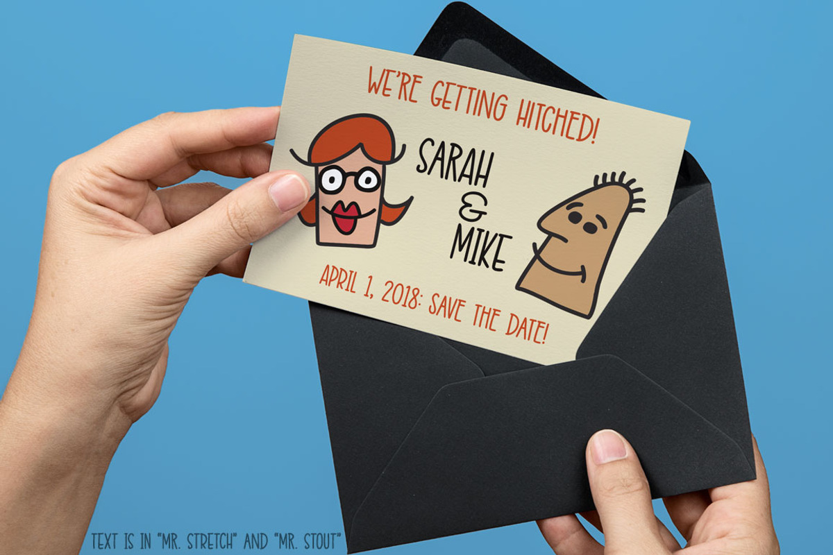 Kookyheads - a dingbat doodle font! preview 5