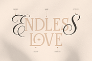 Endless Love - Romantic Font, a Serif Font by Umitype (Thumbnail 7 of 8)