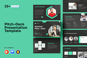 Pitch-Deck Presentation Template, a Presentation Template by GenerousArt