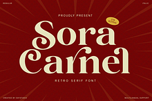 Sora Carnel - Retro Serif Typeface
