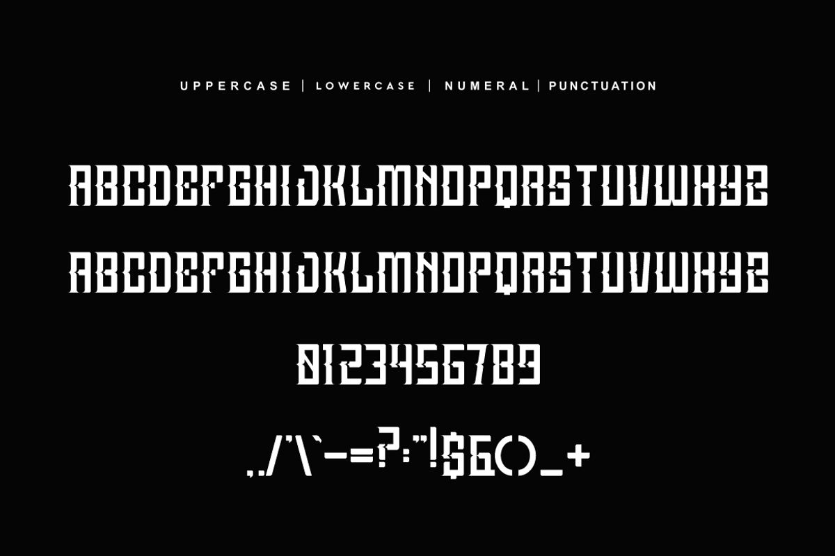 Black Waves - Artdeco & Blackletter, a Blackletter Font by QR Design Studio (Photo 5 of 6)