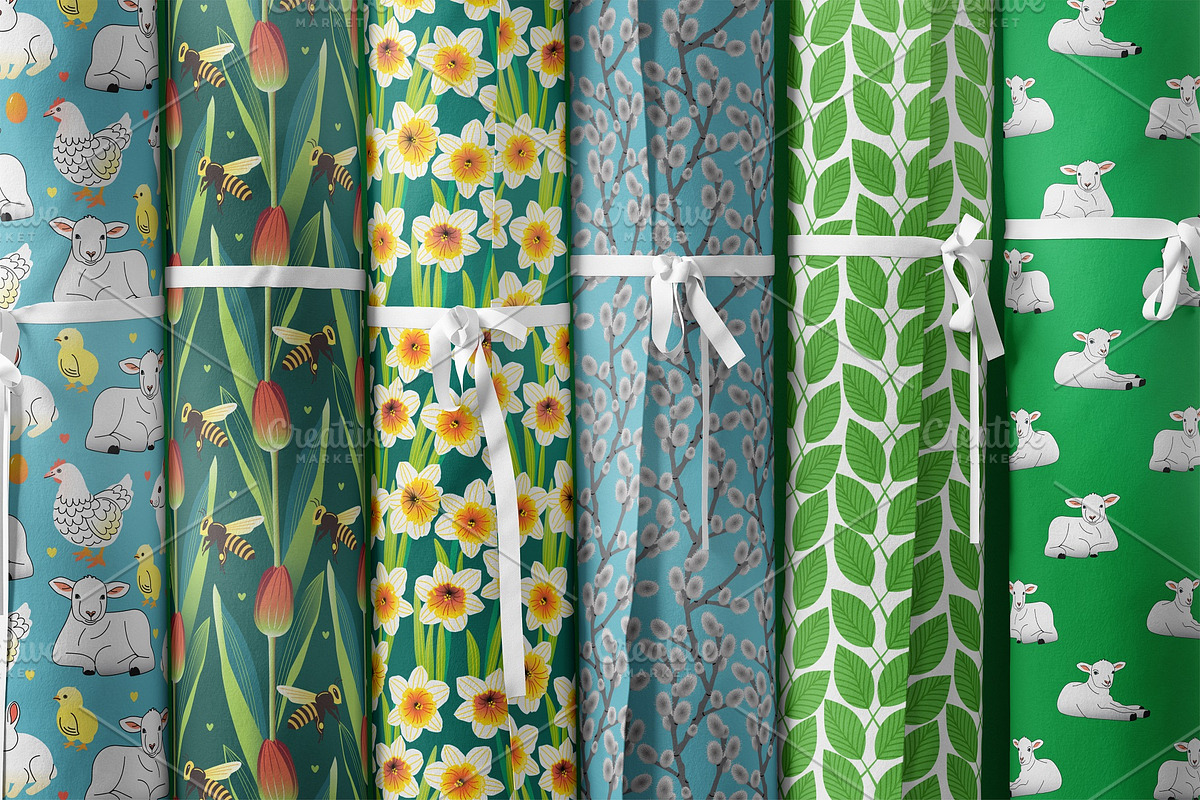 Spring Farm Pattern Collection, a Pattern Graphic by MarynArts (Photo 7 of 8)