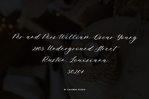 Ms. Augustine Calligraphy Font