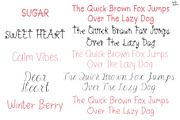 20 Cute Handwritten Fonts Bundle, a Handwritten Font by LivelyAutumn11.11 (Thumbnail 6 of 6)