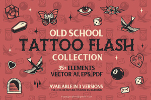 OLD SCHOOL TATTOO FLASH COLLECTION