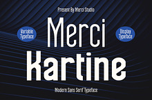 Merci Kartine – Typeface