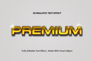 Realistic 3D Text Effect & Style