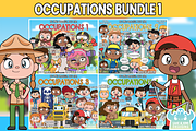 Occupations Clipart Bundle 1, a Person Illustration by Lime & Kiwi Designs (Thumbnail 1 of 5)