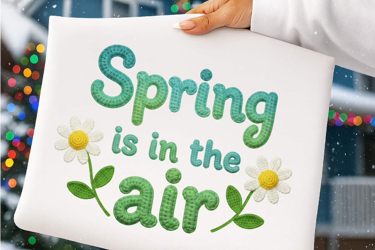 Spring Png - Faux Yarn Spring Vibes, an Illustration by SinaCreation (Photo 6 of 7)